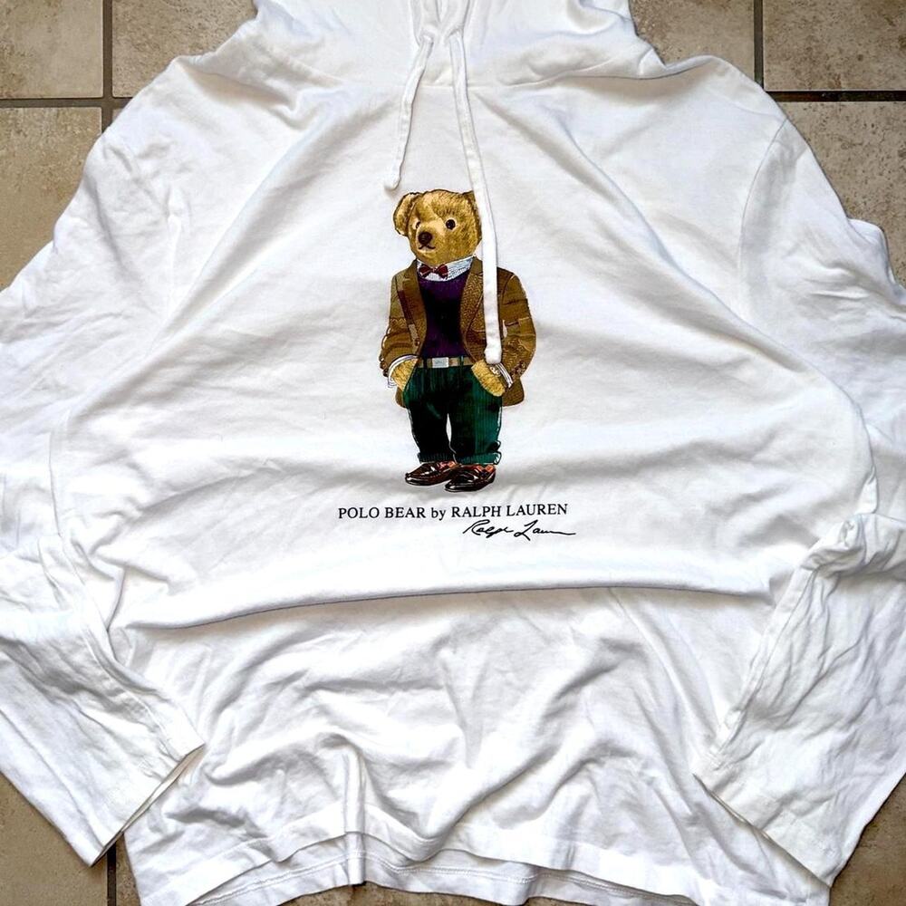 Polo Bear by Ralph Lauren Lightweight Hoodie - Size L